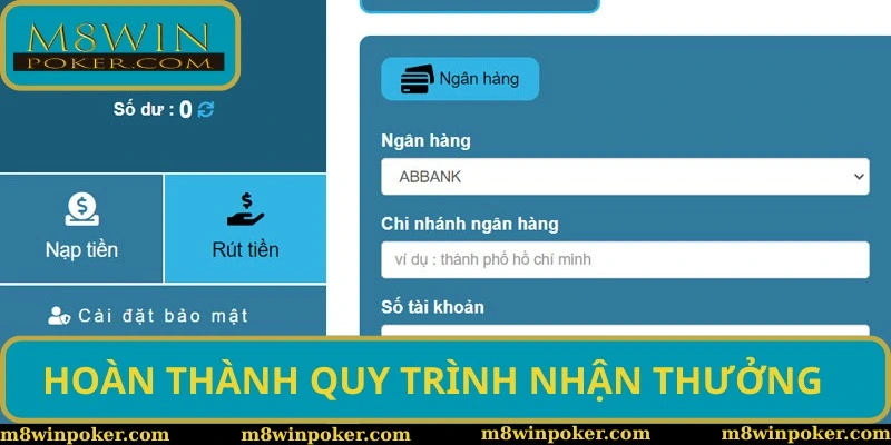 Đảm bảo hoàn thành quy trình nhận thưởng khuyến mãi Đảm bảo hoàn thành quy trình nhận thưởng khuyến mãi