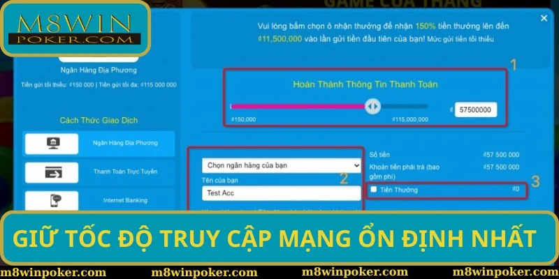 Giữ tốc độ truy cập mạng ổn định nhất Giữ tốc độ truy cập mạng ổn định nhất